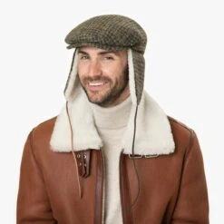Harris Tweed Flatcap Mit Ohrenklappen By Lierys