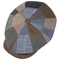 Hatteras Clarson Patchwork Flatcap By Stetson