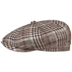 Hatteras Trisco Flatcap By Stetson -Mode Hut Geschäft Hatteras Trisco Flatcap by Stetson braun beige.58178 rf231