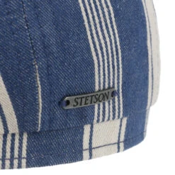 Hatteras Twotone Stripes Flatcap By Stetson -Mode Hut Geschäft Hatteras Twotone Stripes Flatcap by Stetson blau beige.60713 4rf222