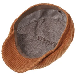 Hatteras Wide Corduroy Flatcap By Stetson -Mode Hut Geschäft Hatteras Wide Corduroy Flatcap by Stetson rost.58935 2rf18