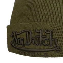 Heritage Logo Beanie By Von Dutch 2 Heritage Logo Beanie By Von Dutch -Mode Hut Geschäft Heritage Logo Beanie by Von Dutch oliv.64566 4rf14