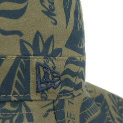 Hibiscus Print Bucket Baumwollhut By New Era -Mode Hut Geschäft Hibiscus Print Bucket Baumwollhut by New Era oliv.59735 4rf14