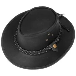 Hooley Lederhut By Scippis -Mode Hut Geschäft Hooley Lederhut by Scippis schwarz.43770 1rf4