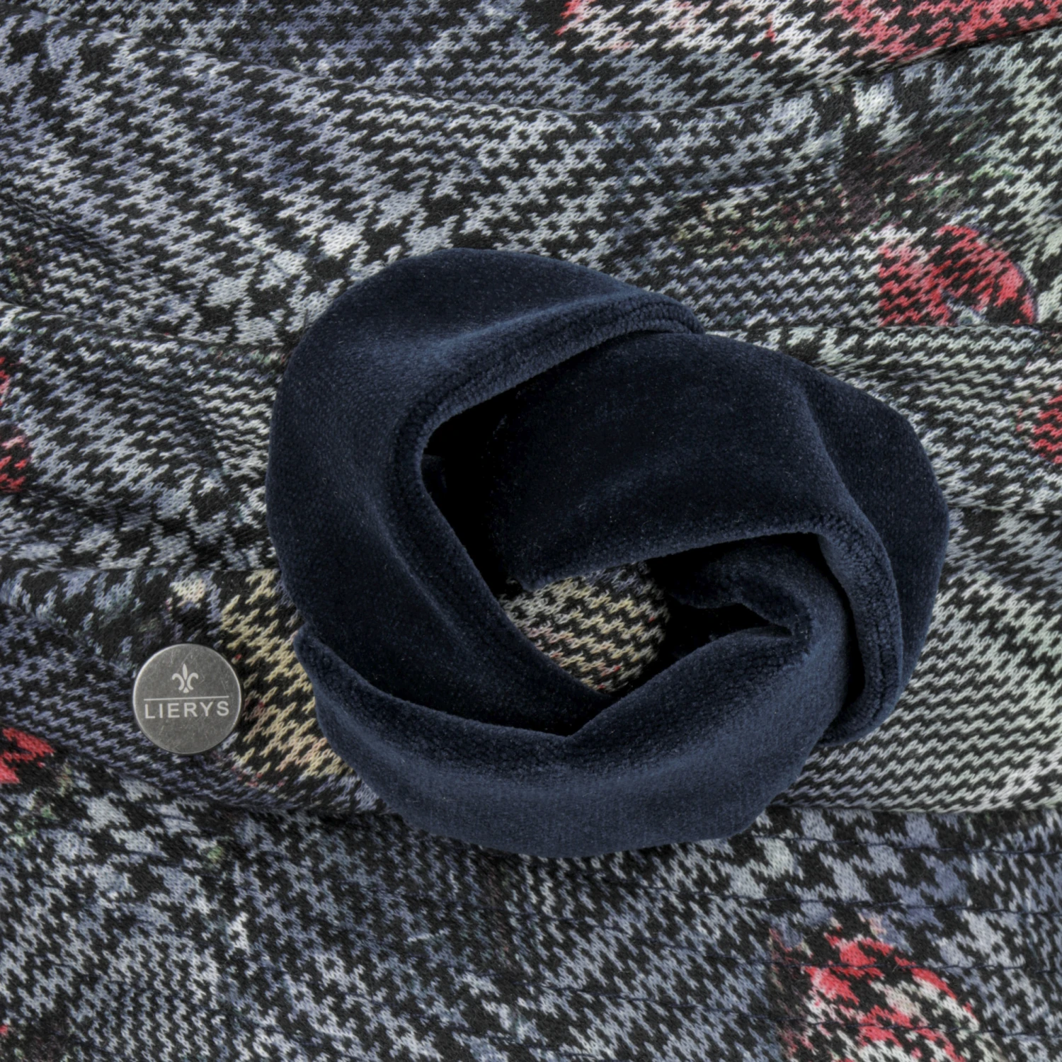 Houndstooth & Velvet Damenhut by Lierys Houndstooth & Velvet Damenhut By Lierys -Mode Hut Geschäft Houndstooth Velvet Damenhut by Lierys blau.57781 4rf2