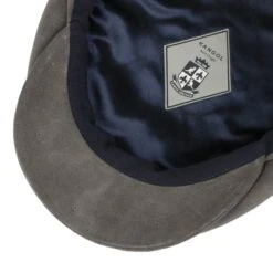 Mode Hut Geschäft -Mode Hut Geschäft Italian Suede Flatcap by Kangol anthrazit.64594 2rf16