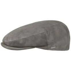 Italian Suede Flatcap By Kangol -Mode Hut Geschäft Italian Suede Flatcap by Kangol anthrazit.64594 rf16