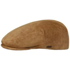 Italian Suede Flatcap By Kangol -Mode Hut Geschäft Italian Suede Flatcap by Kangol braun.64594 rf11