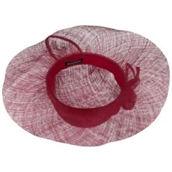 Jella Flower Sinamay Strohhut By Seeberger -Mode Hut Geschäft Jella Flower Sinamay Strohhut by Seeberger dunkelrot.64916 2rf171