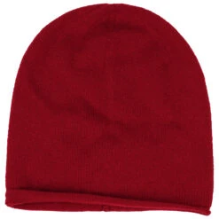 Kaschmir Beanie Mit Rollrand By Seeberger -Mode Hut Geschäft Kaschmir Beanie mit Rollrand by Seeberger dunkelrot.45919 1rf171