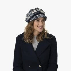 Kelvo Faux Fur Check Ballonmütze By Lierys -Mode Hut Geschäft Kelvo Faux Fur Check Ballonmuetze by Lierys.63109 7