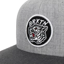 Kit MP Snapback Cap By Brixton -Mode Hut Geschäft Kit MP Snapback Cap by Brixton grau meliert.65120 4rf41