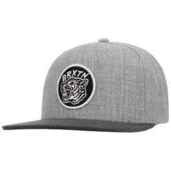 Kit MP Snapback Cap By Brixton -Mode Hut Geschäft Kit MP Snapback Cap by Brixton grau meliert.65120 rf41