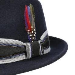 Lancover Trilby Wollhut By Stetson -Mode Hut Geschäft Lancover Trilby Wollhut by Stetson dunkelblau.62201 4rf192