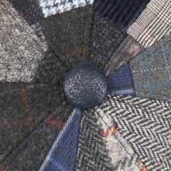 Larent Patchwork Flatcap By Lierys -Mode Hut Geschäft Larent Patchwork Flatcap by Lierys blau.54798 5rf2