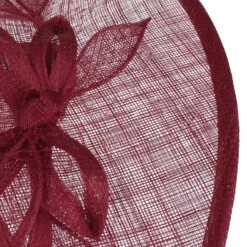 Large Plate Sinamay Fascinator By Seeberger 5 Large Plate Sinamay Fascinator By Seeberger -Mode Hut Geschäft Large Plate Sinamay Fascinator by Seeberger dunkelrot.64914 4rf171