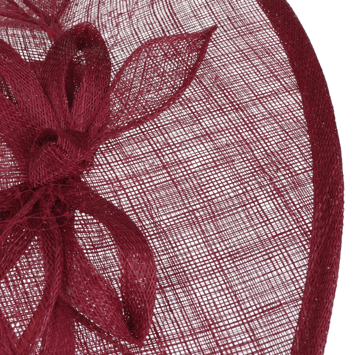 Large Plate Sinamay Fascinator by Seeberger Large Plate Sinamay Fascinator By Seeberger -Mode Hut Geschäft Large Plate Sinamay Fascinator by Seeberger dunkelrot.64914 4rf171