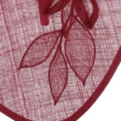 Large Plate Sinamay Fascinator By Seeberger 8 Large Plate Sinamay Fascinator By Seeberger -Mode Hut Geschäft Large Plate Sinamay Fascinator by Seeberger dunkelrot.64914 5rf171