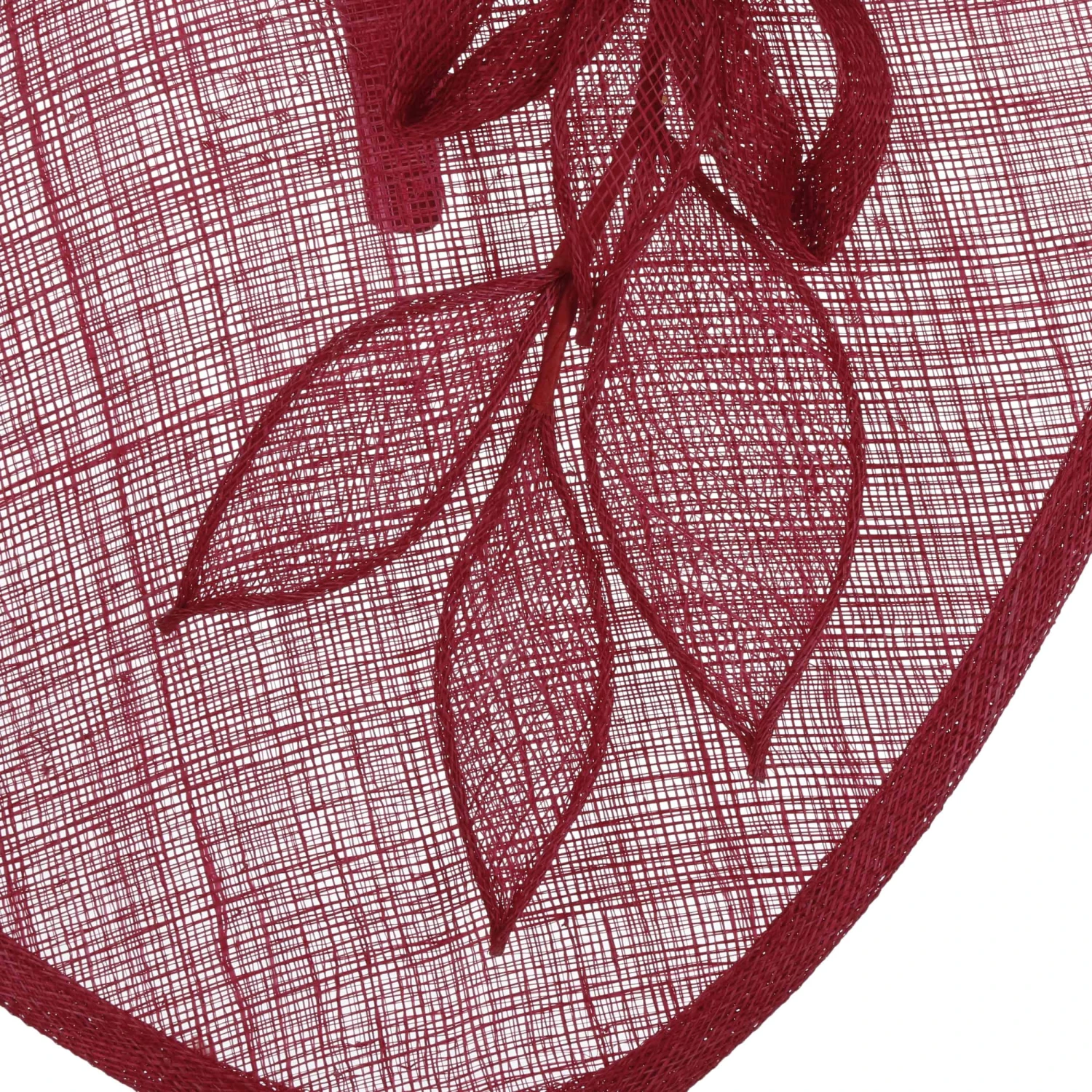 Large Plate Sinamay Fascinator by Seeberger Large Plate Sinamay Fascinator By Seeberger -Mode Hut Geschäft Large Plate Sinamay Fascinator by Seeberger dunkelrot.64914 5rf171