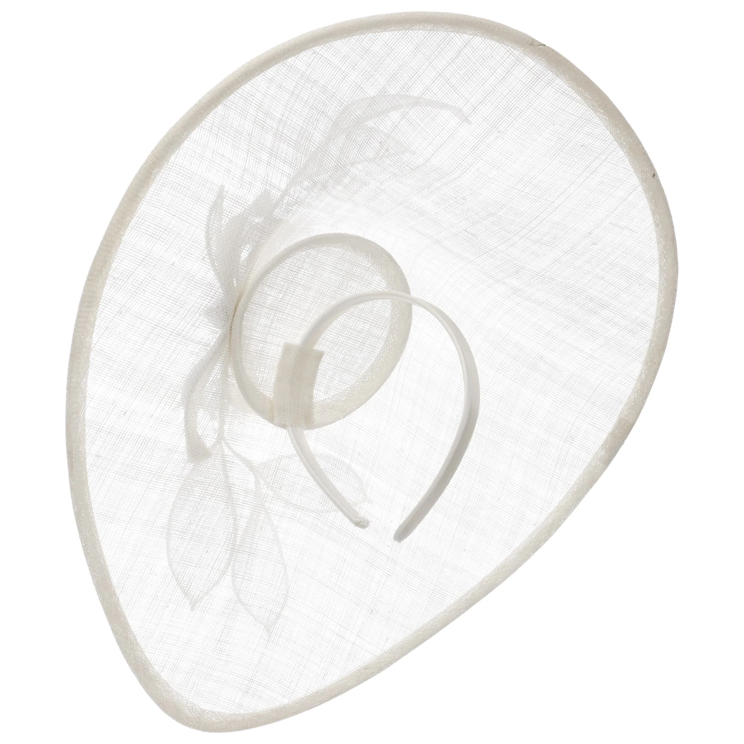 Large Plate Sinamay Fascinator by Seeberger Large Plate Sinamay Fascinator By Seeberger -Mode Hut Geschäft Large Plate Sinamay Fascinator by Seeberger wei .64914 3rf5