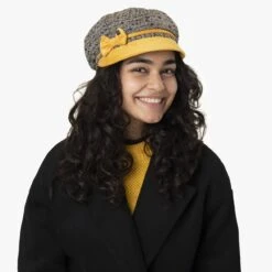 Lavenia Multicolour Ballonmütze By Lierys -Mode Hut Geschäft Lavenia Multicolour Ballonmuetze by Lierys.60306 7