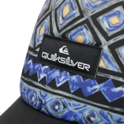 Leash Ethno Trucker Cap By Quiksilver -Mode Hut Geschäft Leash Ethno Trucker Cap by Quiksilver blau.61383 4rf2