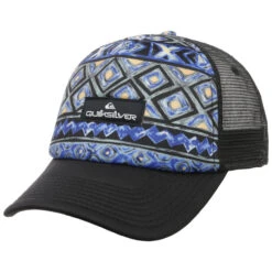 Leash Ethno Trucker Cap By Quiksilver -Mode Hut Geschäft Leash Ethno Trucker Cap by Quiksilver blau.61383 rf2