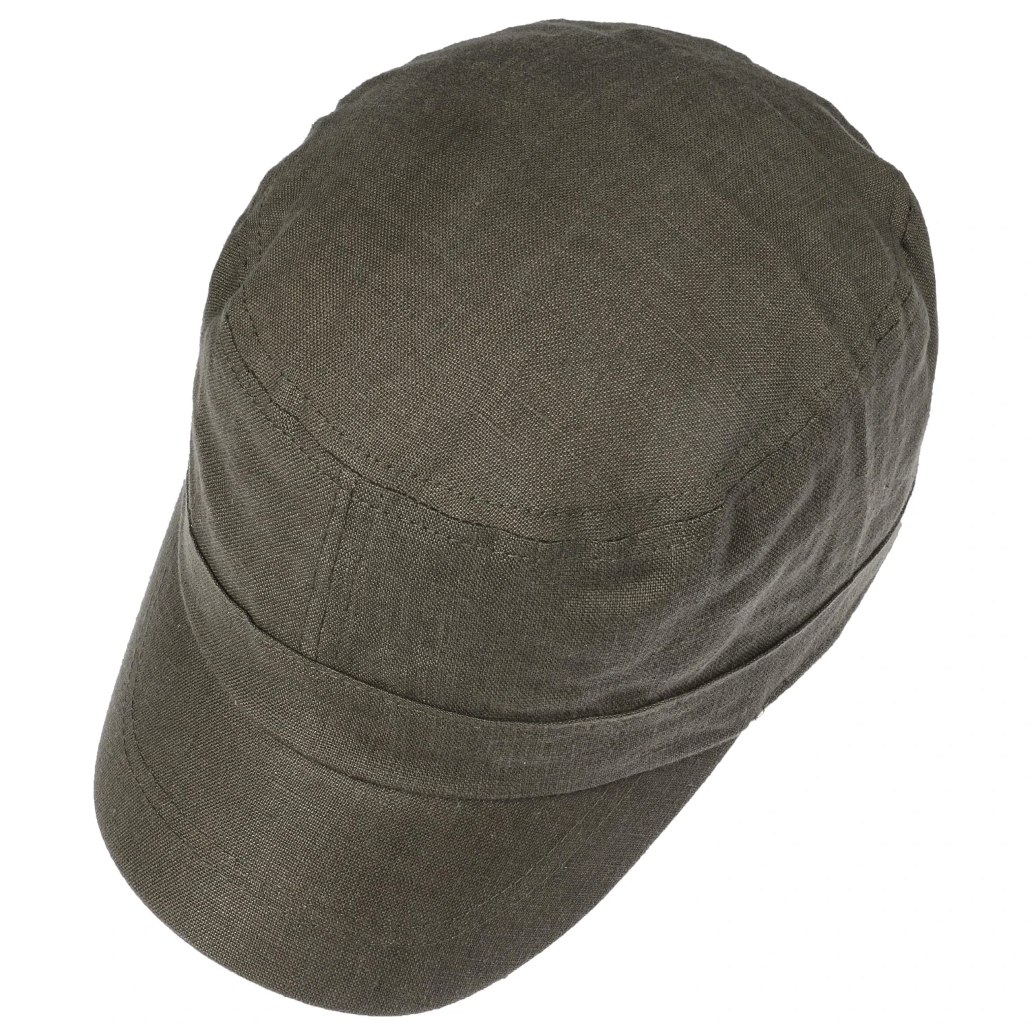 Leinen Armycap by Lipodo Leinen Armycap By Lipodo -Mode Hut Geschäft Leinen Armycap by Lipodo oliv.53352 1rf14
