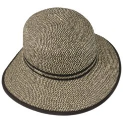 Leontine Strohhut By Seeberger -Mode Hut Geschäft Leontine Strohhut by Seeberger schwarz.58152 1rf4