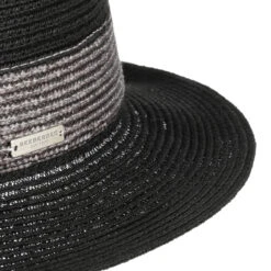 Levia Fedora Damenhut By Seeberger -Mode Hut Geschäft Levia Fedora Damenhut by Seeberger schwarz anthrazit.61486 4rf248