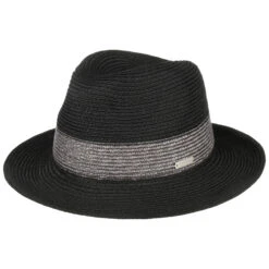 Levia Fedora Damenhut By Seeberger -Mode Hut Geschäft Levia Fedora Damenhut by Seeberger schwarz anthrazit.61486 rf248