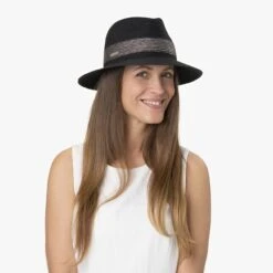 Levia Fedora Damenhut By Seeberger -Mode Hut Geschäft Levia Fedora Damenhut by Seeberger.61486 7