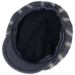 Levoca Stripes Ballonmütze -Mode Hut Geschäft Levoca Stripes Ballonmuetze dunkelblau.61959 2rf192