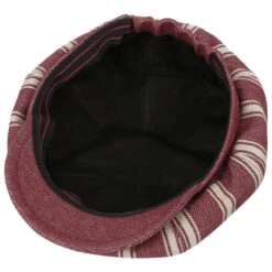 Levoca Stripes Ballonmütze -Mode Hut Geschäft Levoca Stripes Ballonmuetze dunkelrot.61959 2rf171