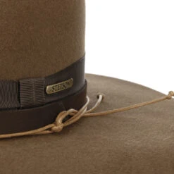 Linto High Crown Haarfilzhut By Stetson -Mode Hut Geschäft Linto High Crown Haarfilzhut by Stetson dunkelbeige.58887 4rf48