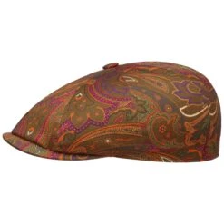 Livelco Paisley Flatcap By Alfonso DEste -Mode Hut Geschäft Livelco Paisley Flatcap by Alfonso D Este oliv.65237 rf14