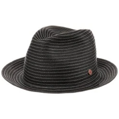 Livorno Traveller Strohhut By Mayser -Mode Hut Geschäft Livorno Traveller Strohhut by Mayser schwarz.58017 6rf4