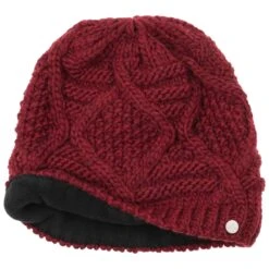 Malita Strickmütze By Lierys -Mode Hut Geschäft Malita Strickmuetze by Lierys dunkelrot.44165 1rf171