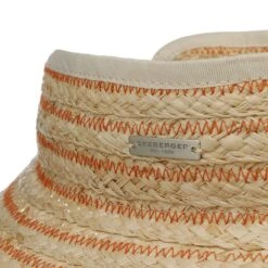 Manvela Strohvisor By Seeberger -Mode Hut Geschäft Manvela Strohvisor by Seeberger orange.64908 4rf54