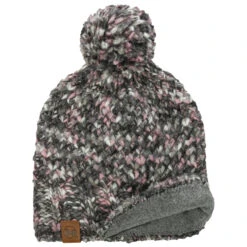 Margo Beanie Bommelmütze By BUFF -Mode Hut Geschäft Margo Beanie Bommelmuetze by BUFF grau pink.48885 1rf282