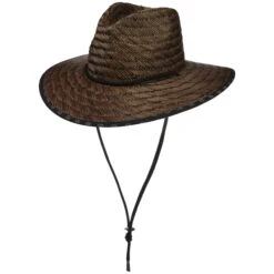 Messer Sonnenhut Mit Kinnband By Brixton -Mode Hut Geschäft Messer Sonnenhut mit Kinnband by Brixton dunkelbraun.65572 rf17