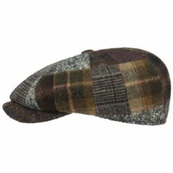 Millner Patchwork Flatcap By Lierys -Mode Hut Geschäft Millner Patchwork Flatcap by Lierys braun.62268 rf11
