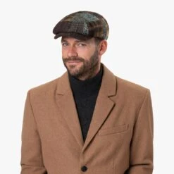 Millner Patchwork Flatcap By Lierys -Mode Hut Geschäft Millner Patchwork Flatcap by Lierys.62268 8
