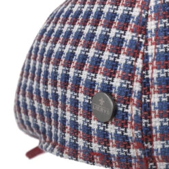 Mitchell Check Flatcap By Lierys -Mode Hut Geschäft Mitchell Check Flatcap by Lierys blau rot.58653 4rf183