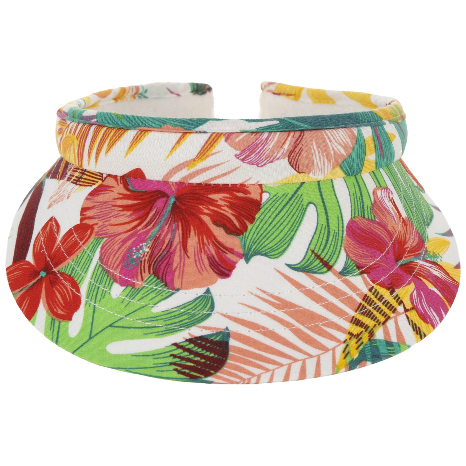 Multicolour Flower Visor by Lipodo Multicolour Flower Visor By Lipodo -Mode Hut Geschäft Multicolour Flower Visor by Lipodo wei orange.61429 1rf267