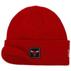 NBA Bulls Team Cuff Beanie By New Era