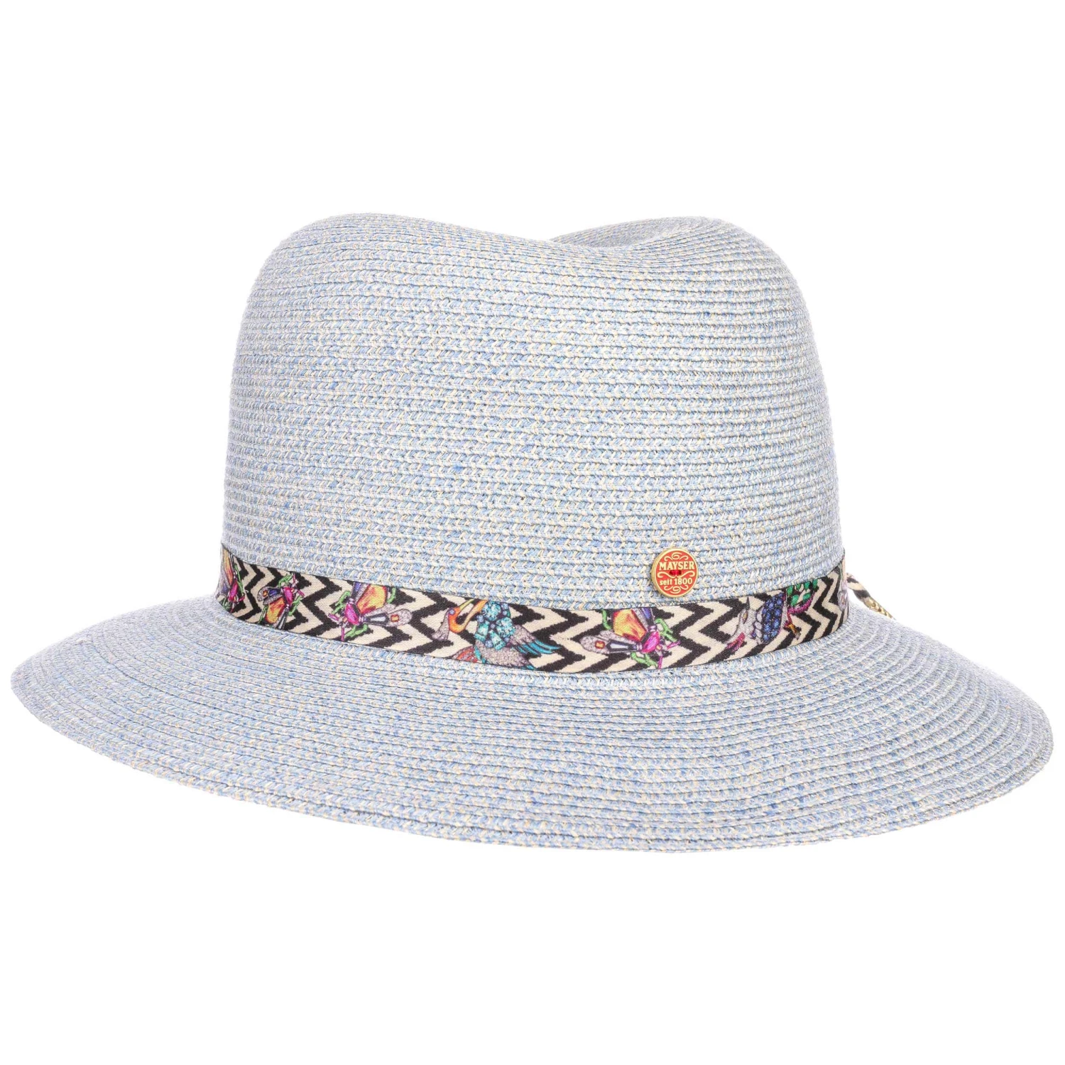 Nane Crushable Bortenhut by Mayser Nane Crushable Bortenhut By Mayser -Mode Hut Geschäft Nane Crushable Bortenhut by Mayser blau meliert.60092 3rf36