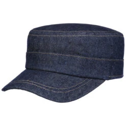 New Denim Army Cap By Stetson -Mode Hut Geschäft New Denim Army Cap by Stetson denim.60991 rf38