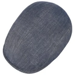 New Herringbone Leinen Flatcap By Borsalino