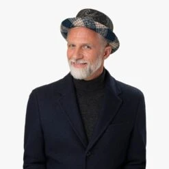 Paisley Pork Pie Stoffhut By Alfonso DEste -Mode Hut Geschäft Paisley Pork Pie Stoffhut by Alfonso D Este.63723 8